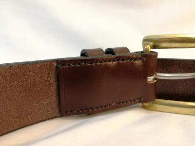 Classic Belt in Australian Nut and Brown