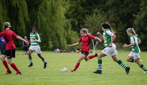 Marie's charity ECCT girls football camp