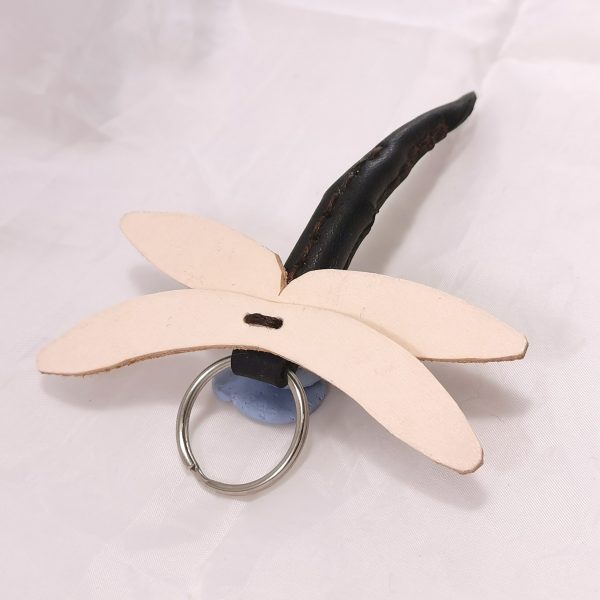 Keyring - Dragonfly by Be Savage Crafted in Black body, Natural wings