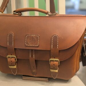 Double Fronted Satchel by Michael James Leather