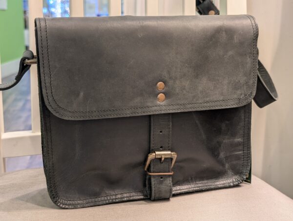 Black Crossbody Bag by Paper High Fair Trade