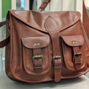 Satchel Style Saddle Bag by Paper High Fair Trade