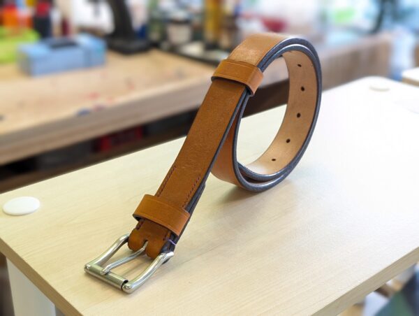 Belt - Classic in Devon Tan Leather - side