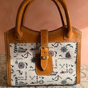 Nautical Canvas Tote Bag by Michael James Leather