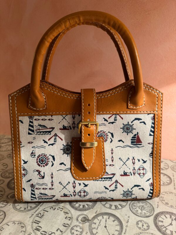 Nautical Canvas Tote Bag by Michael James Leather