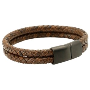 Bracelet - Double Light Brown