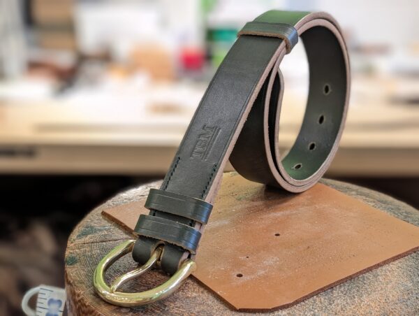 Belt - Classic in Guest Green side